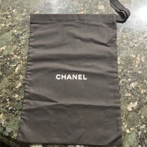 Chanel dust bag with card**